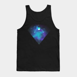 Divine Geometry Moon Phases Spirituality Tank Top